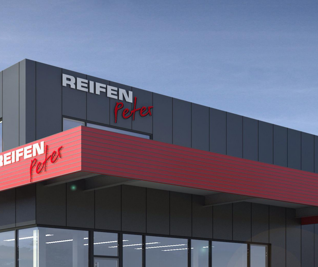 Firmengebäude der Reifen Peter GmbH am Räterweg 3 in Feldkirch
